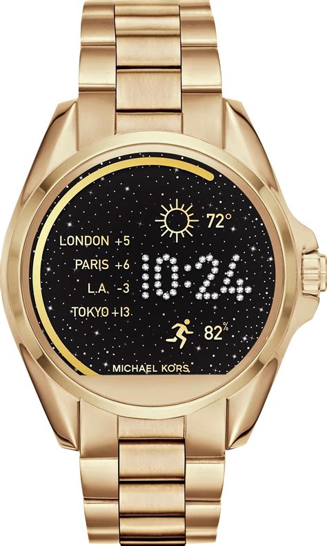 michael kors bradshaw smartwatch mit edelstahlarmband|michael kors access smartwatch bradshaw.